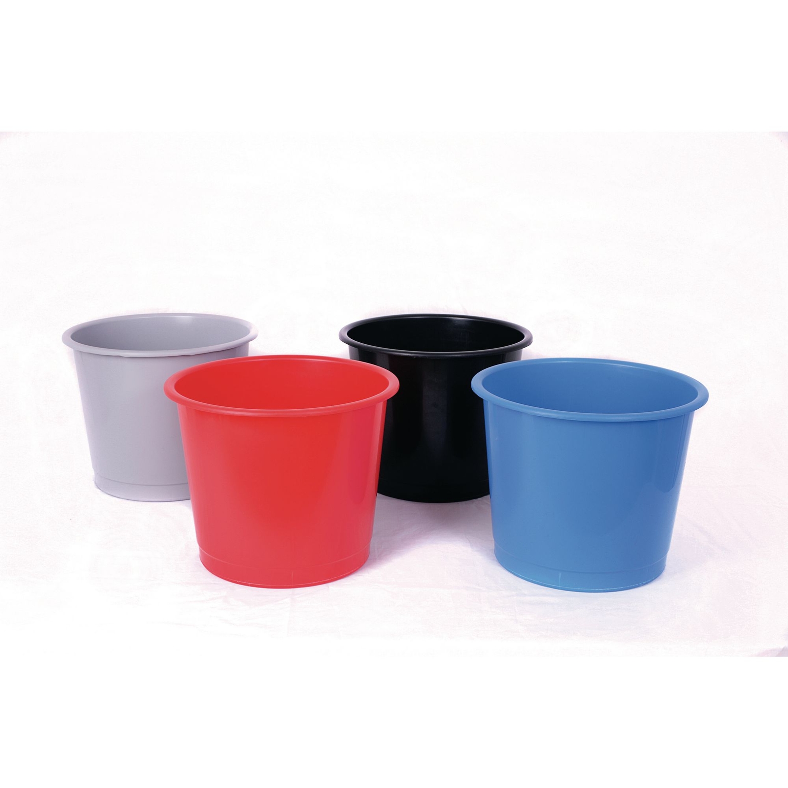 Plastic WastePaper Bin 15L Blu