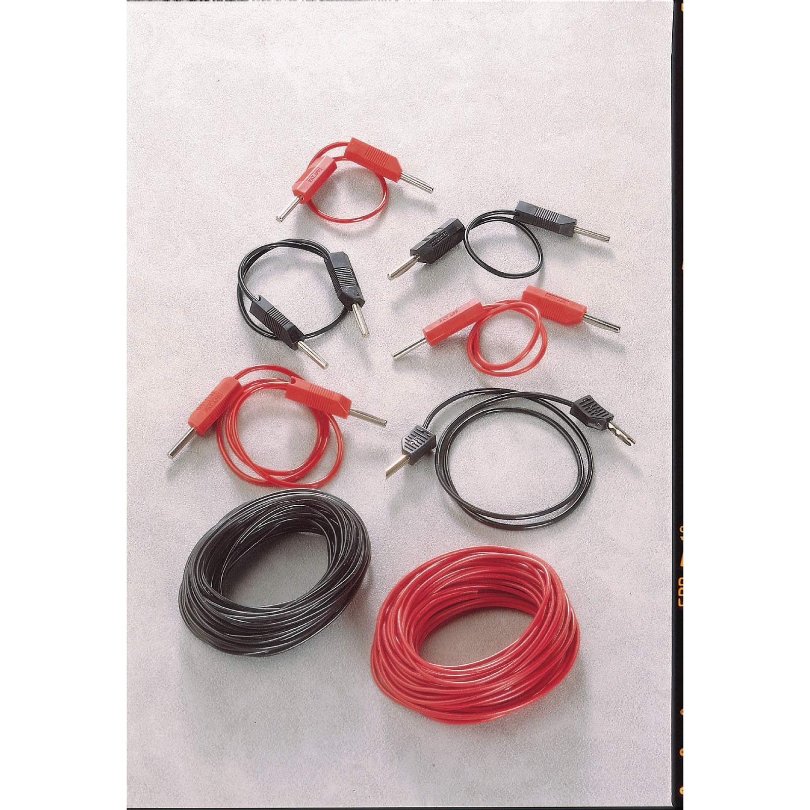 4mm Stackable Plug Leads - Red 750mm