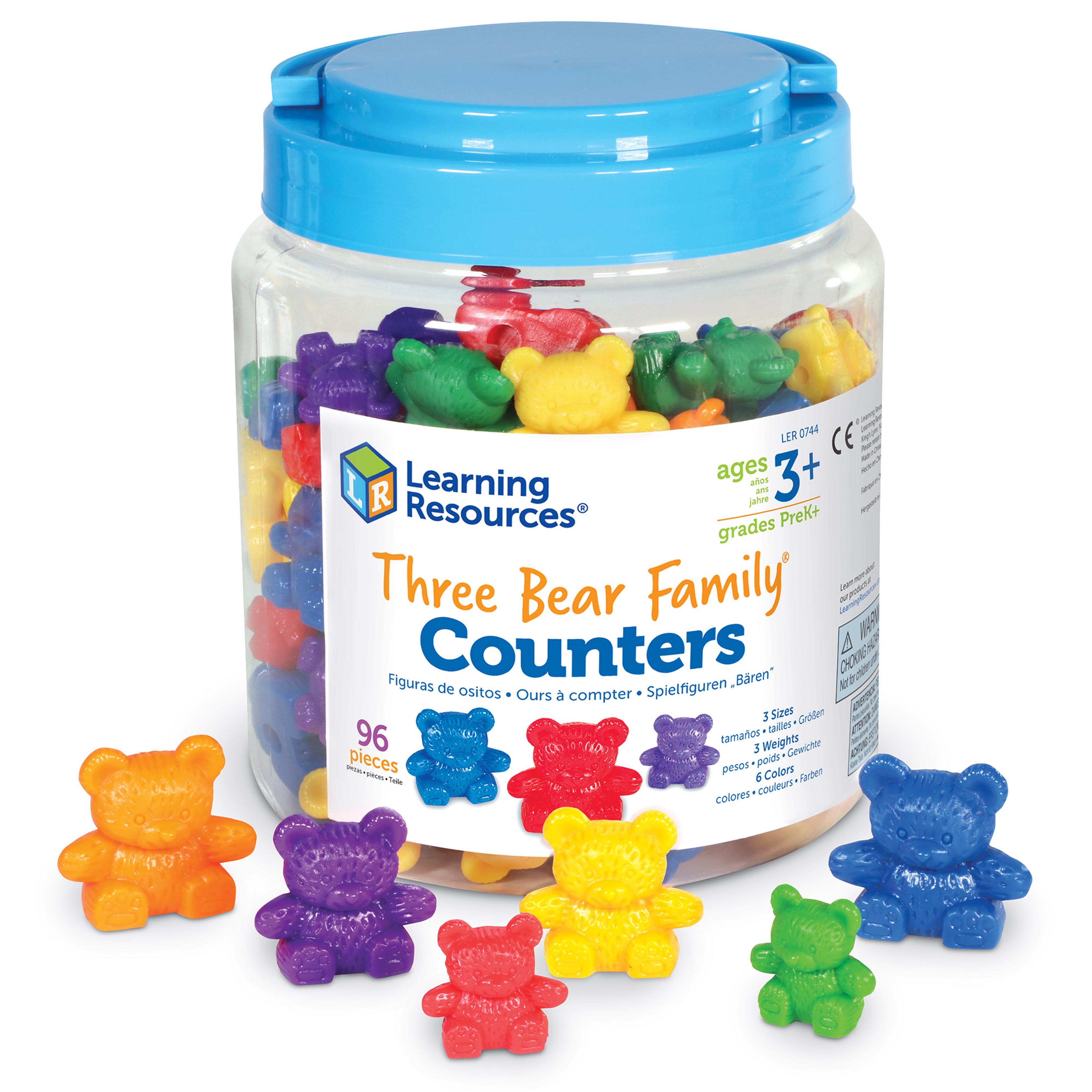 Learning Resources Three Bear Family Counters