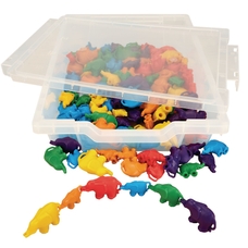 Linking Elephants  6 Colours - Pack of 120