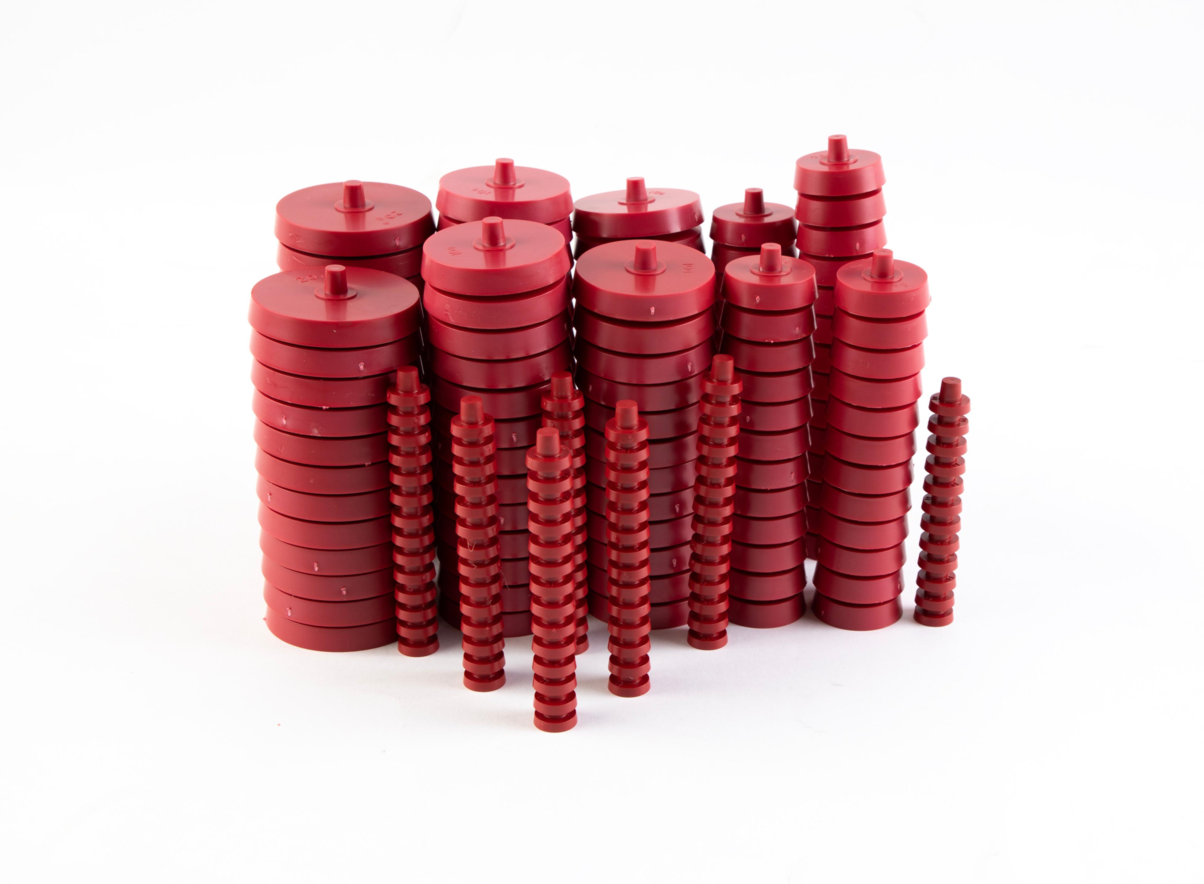 Mixed Plastic Weights Set