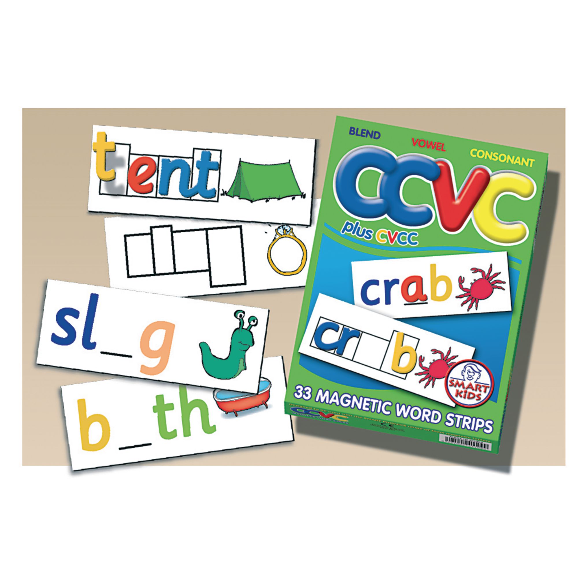 CCVC Word Strips