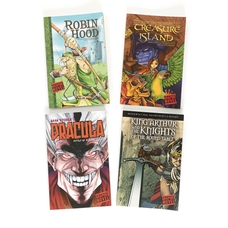 Graphic Revolve Adventure Novels - Pack of 4