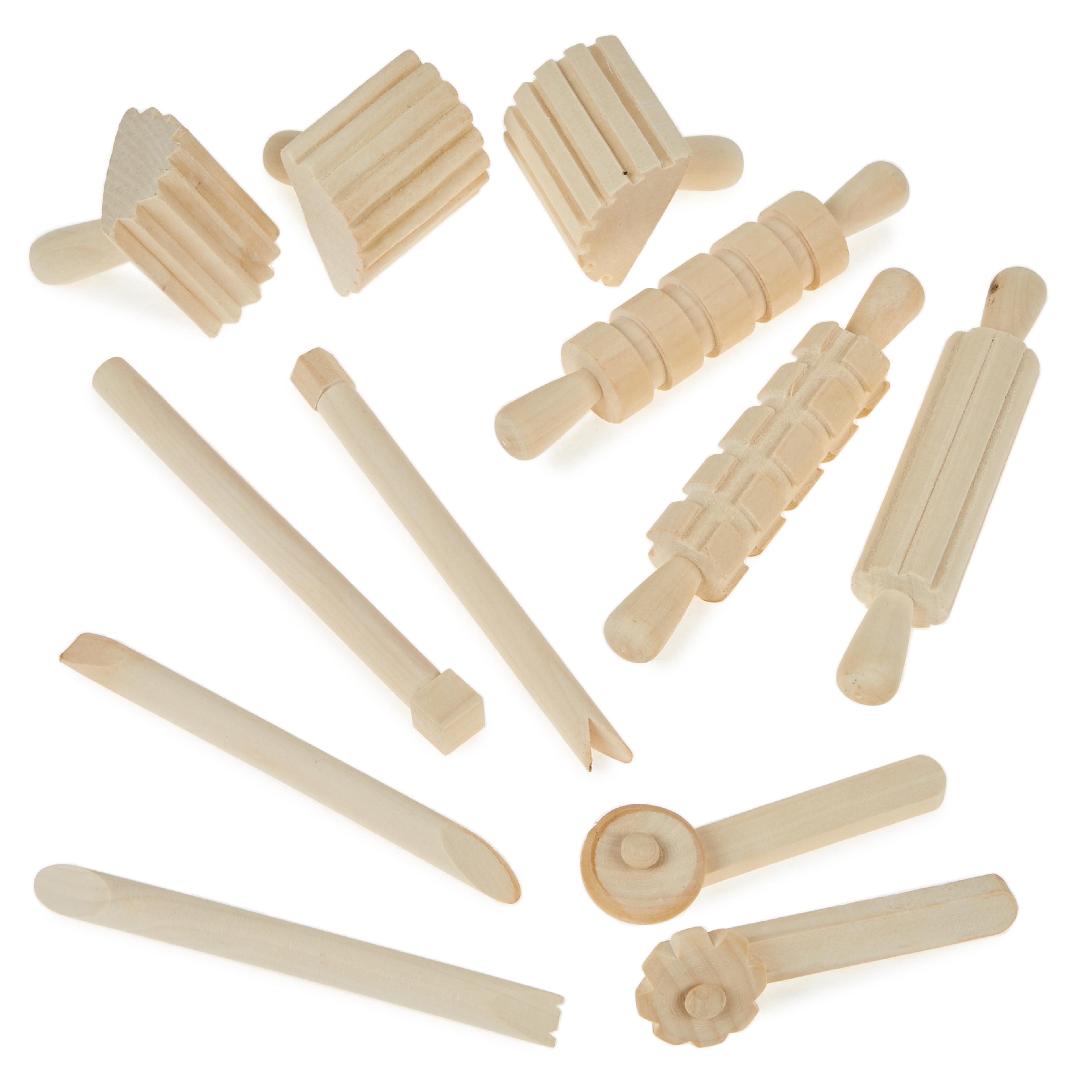 Wooden Dough Tools Set