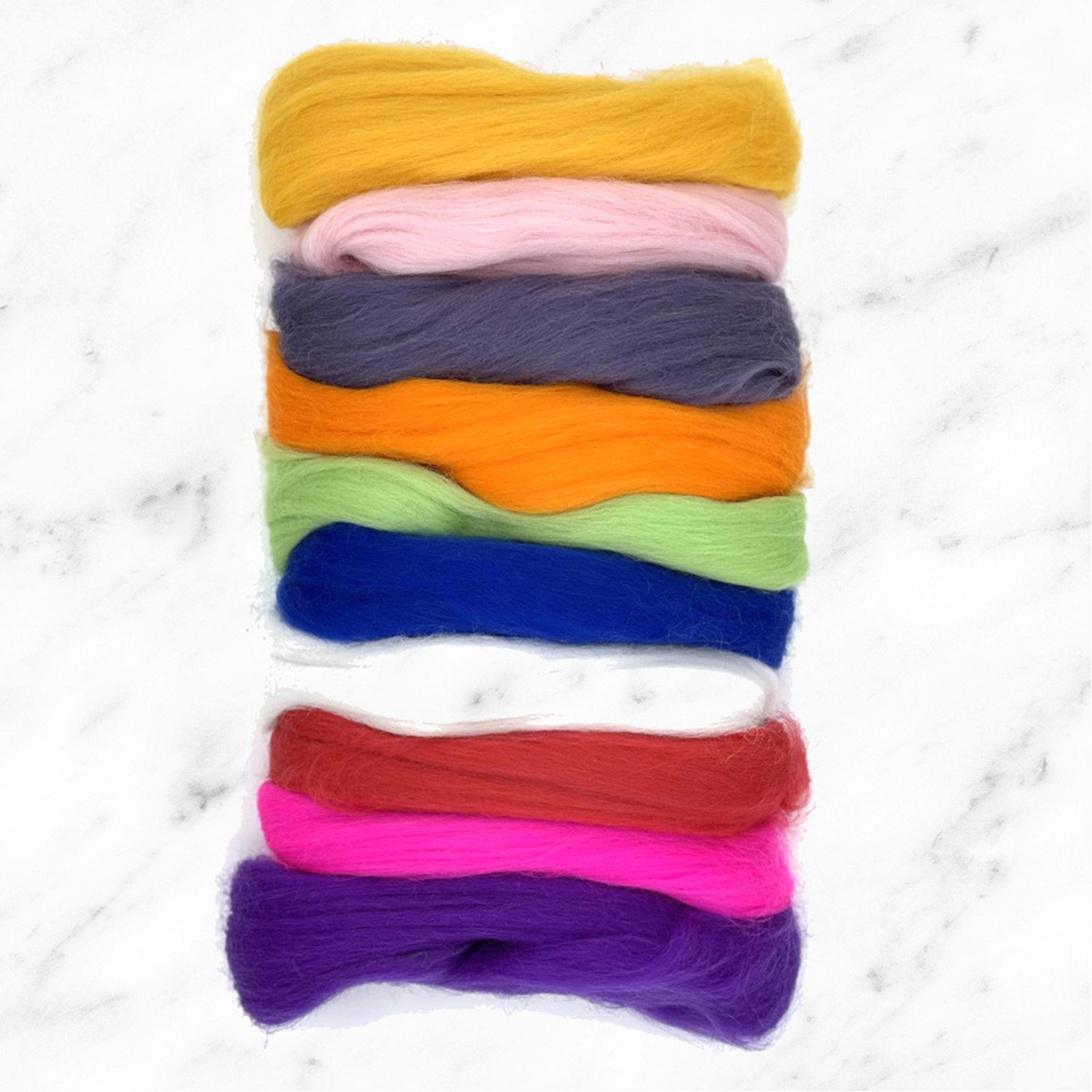 Merino Wool 100g Rainbow Pack