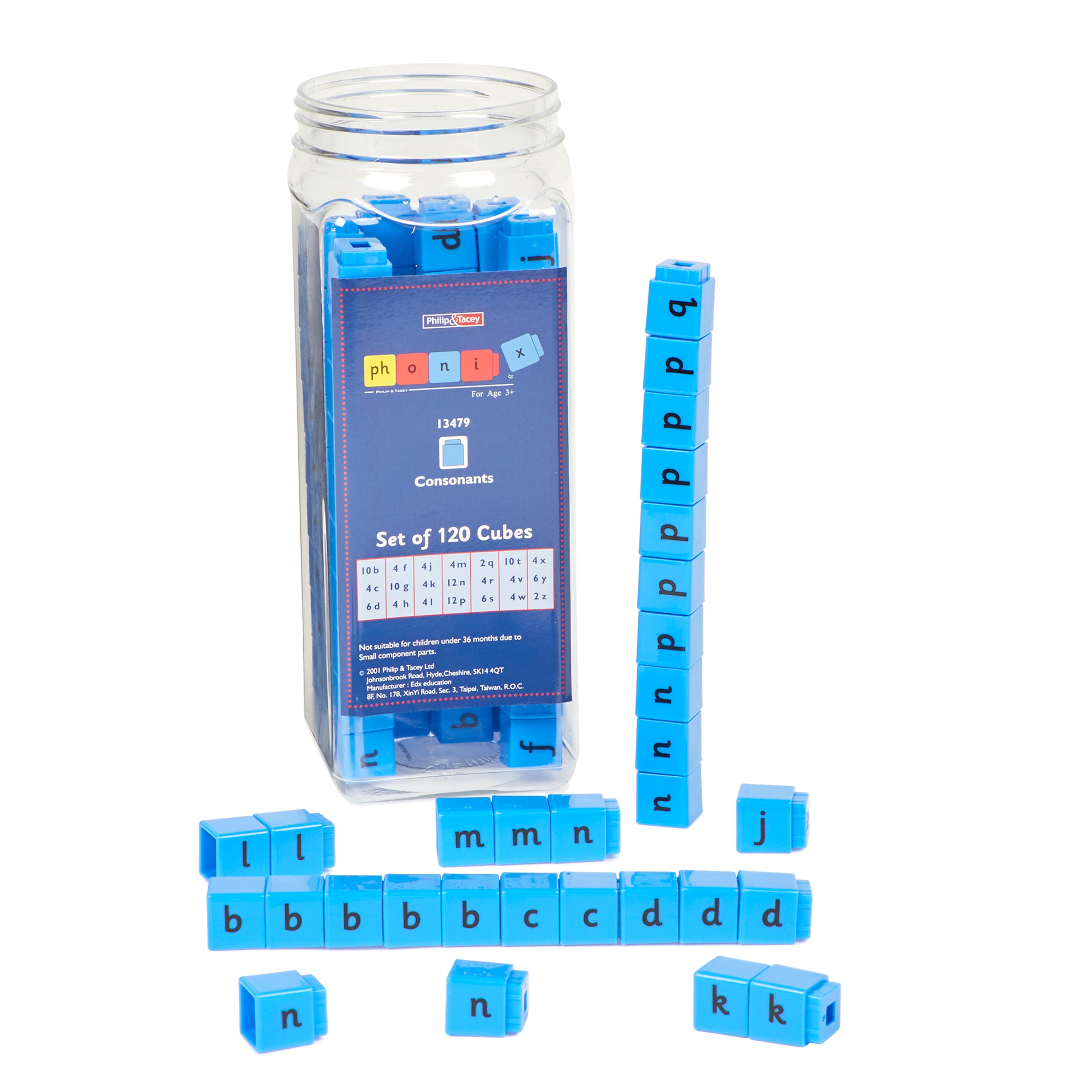 Phonix Consonants (120 cubes)