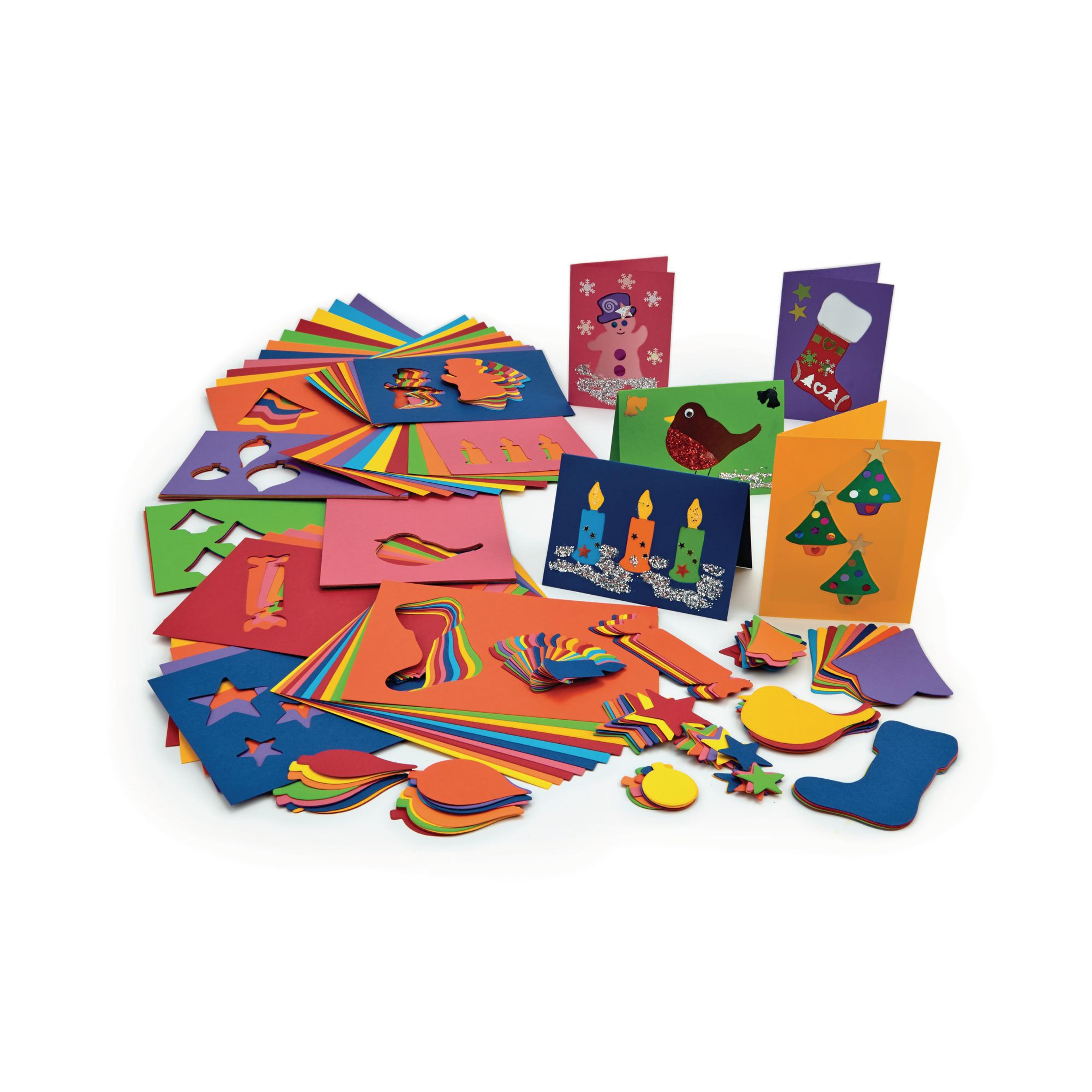 Festive Christmas Cards - Pack of 100