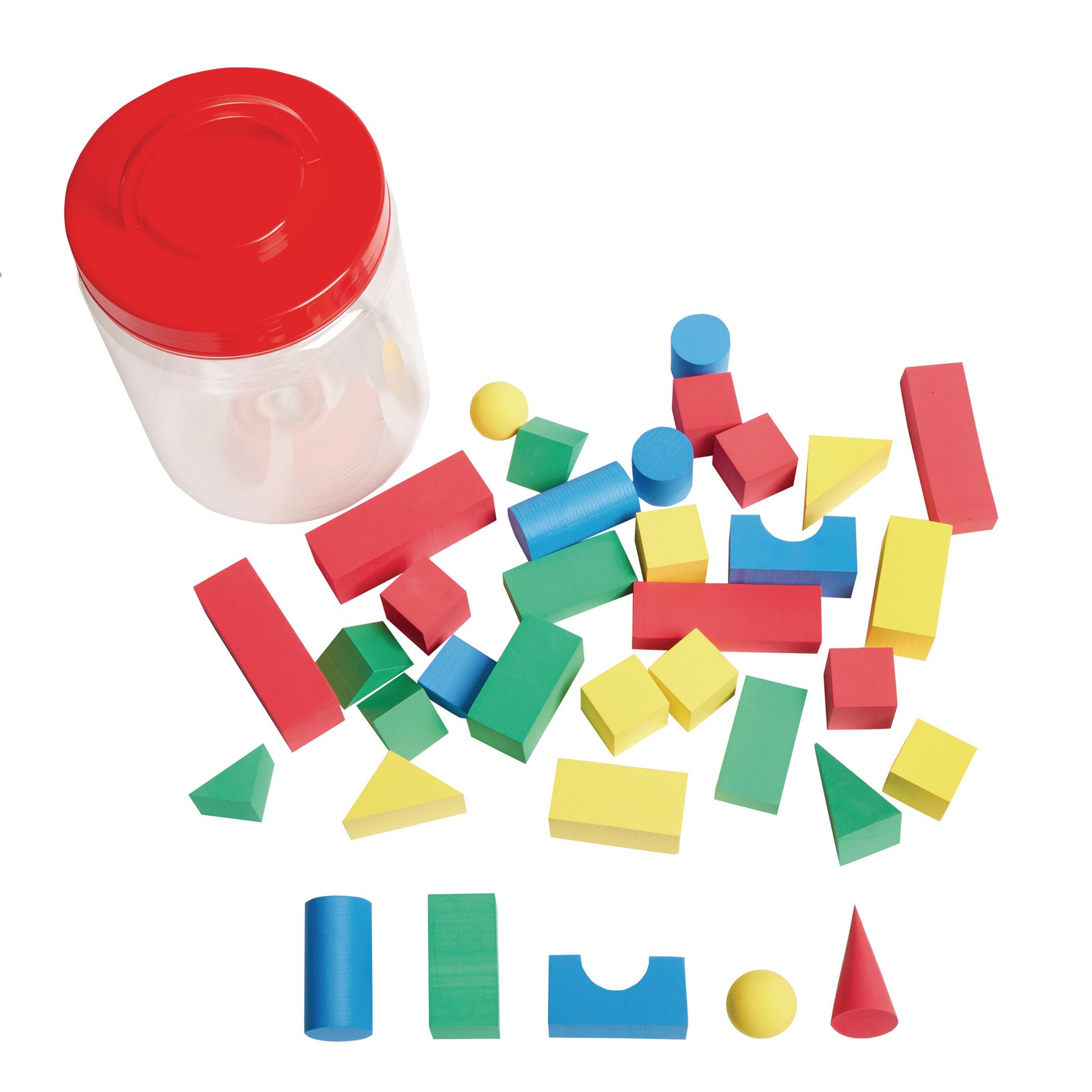 edx education Geometric Foam Shapes - Pack of 36