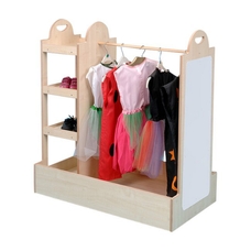 Maple Costume Storage Trolley with Mirror