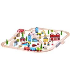 Bigjigs Toys Town and Country Train Set