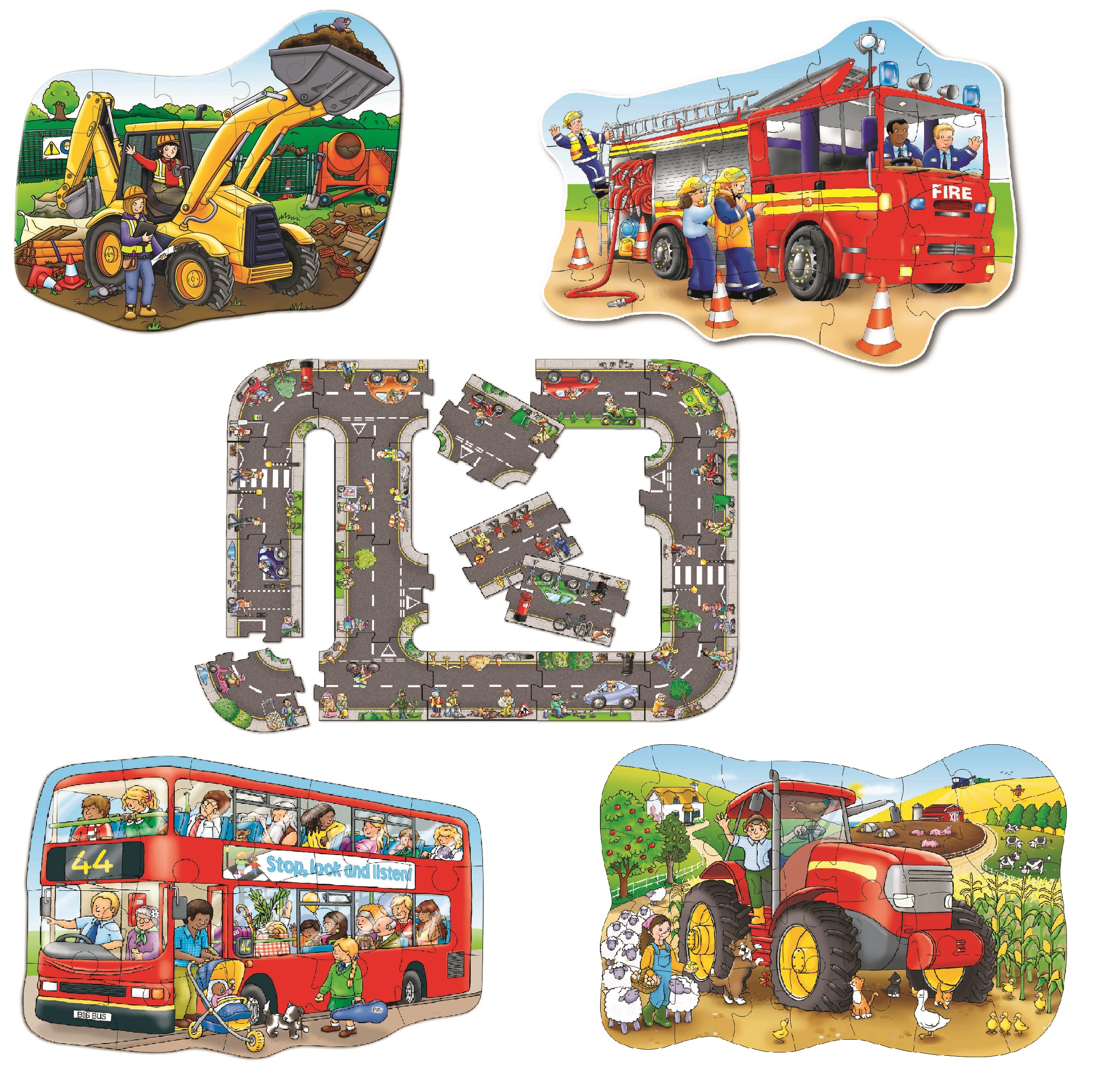 Transport Floor Puzzles