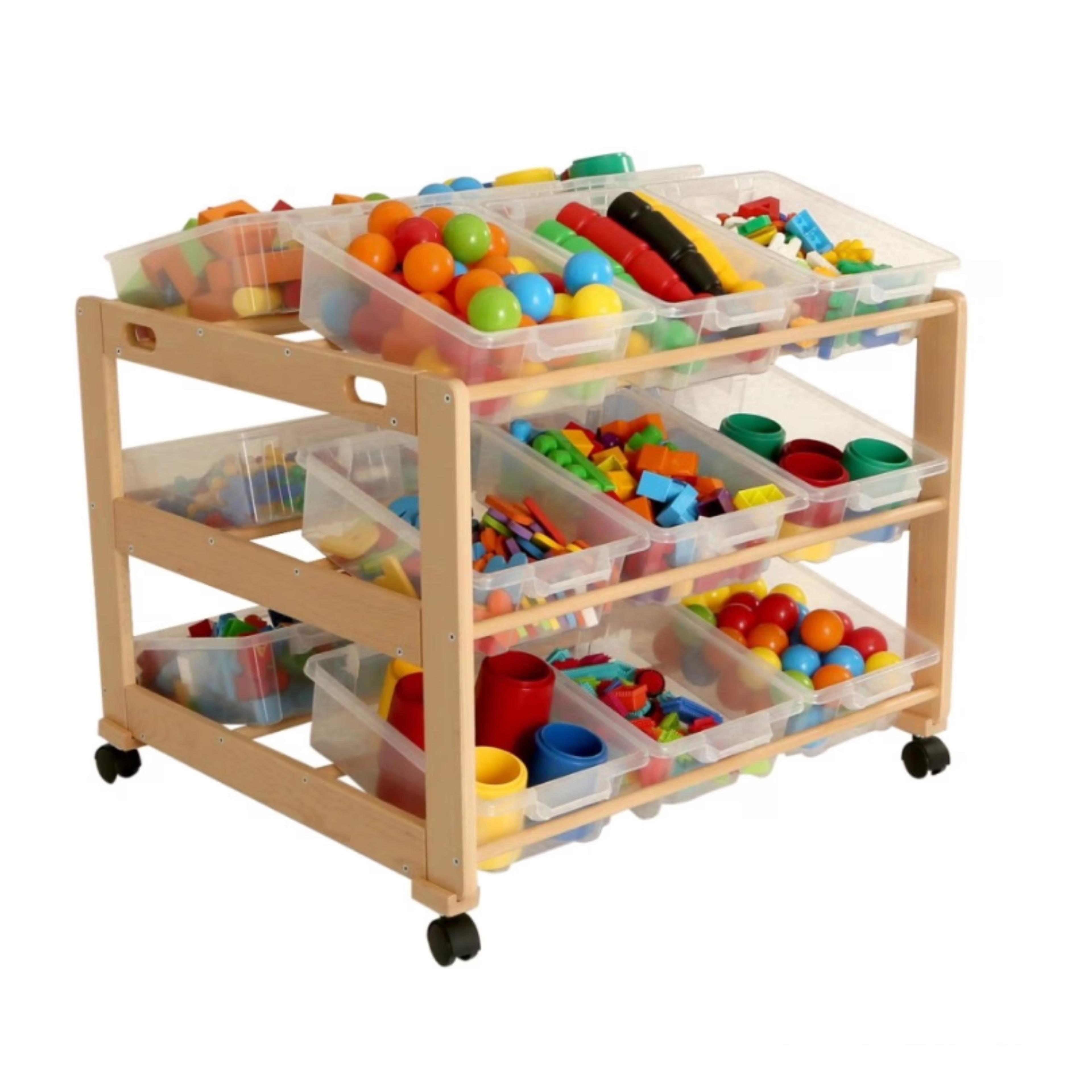 Double Classroom Tidy with Trays 