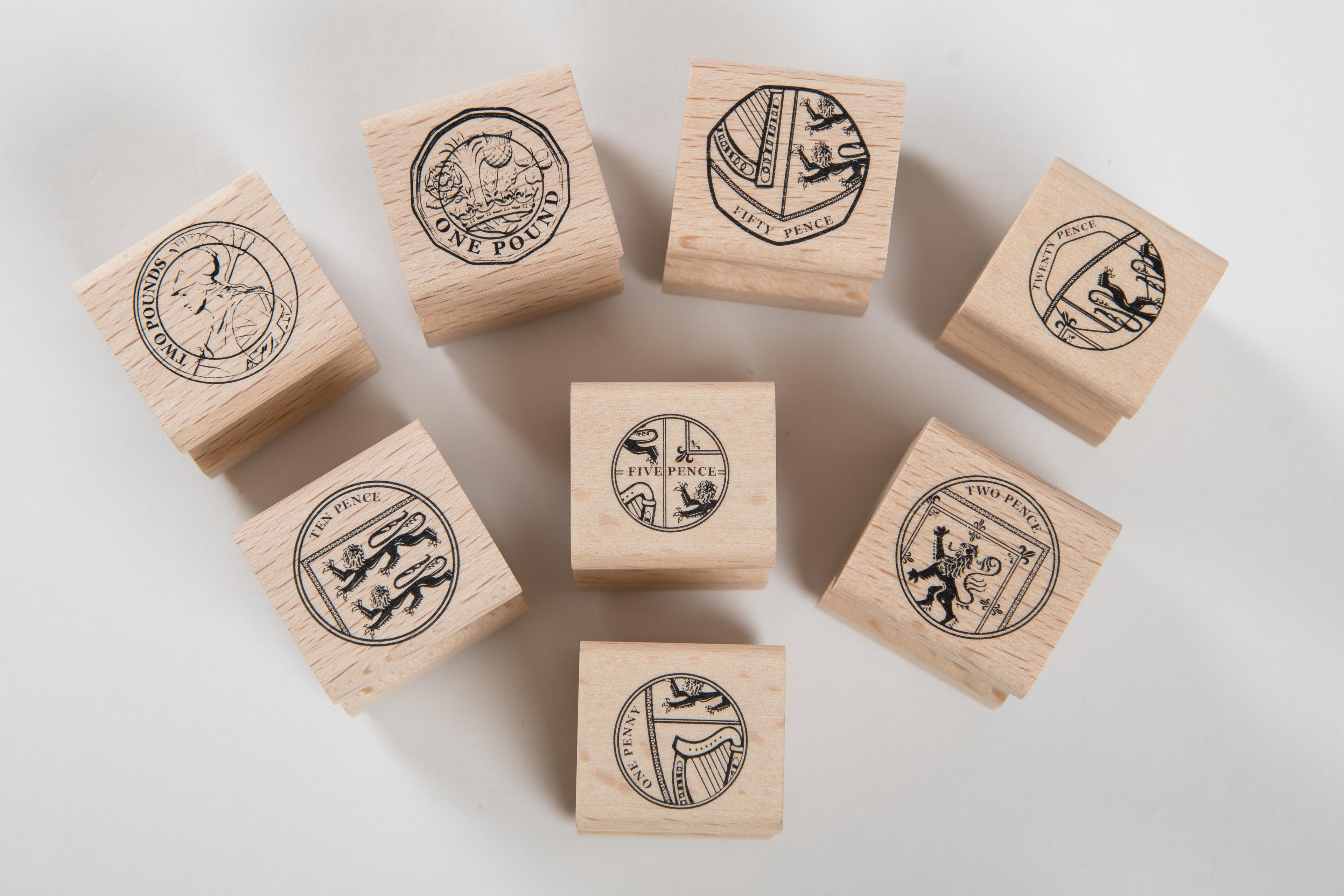 Learn Well Coin Stamps - Pack of 8