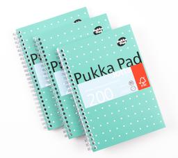 Pukka Metallic Jottas - A5 - Pack of 3
