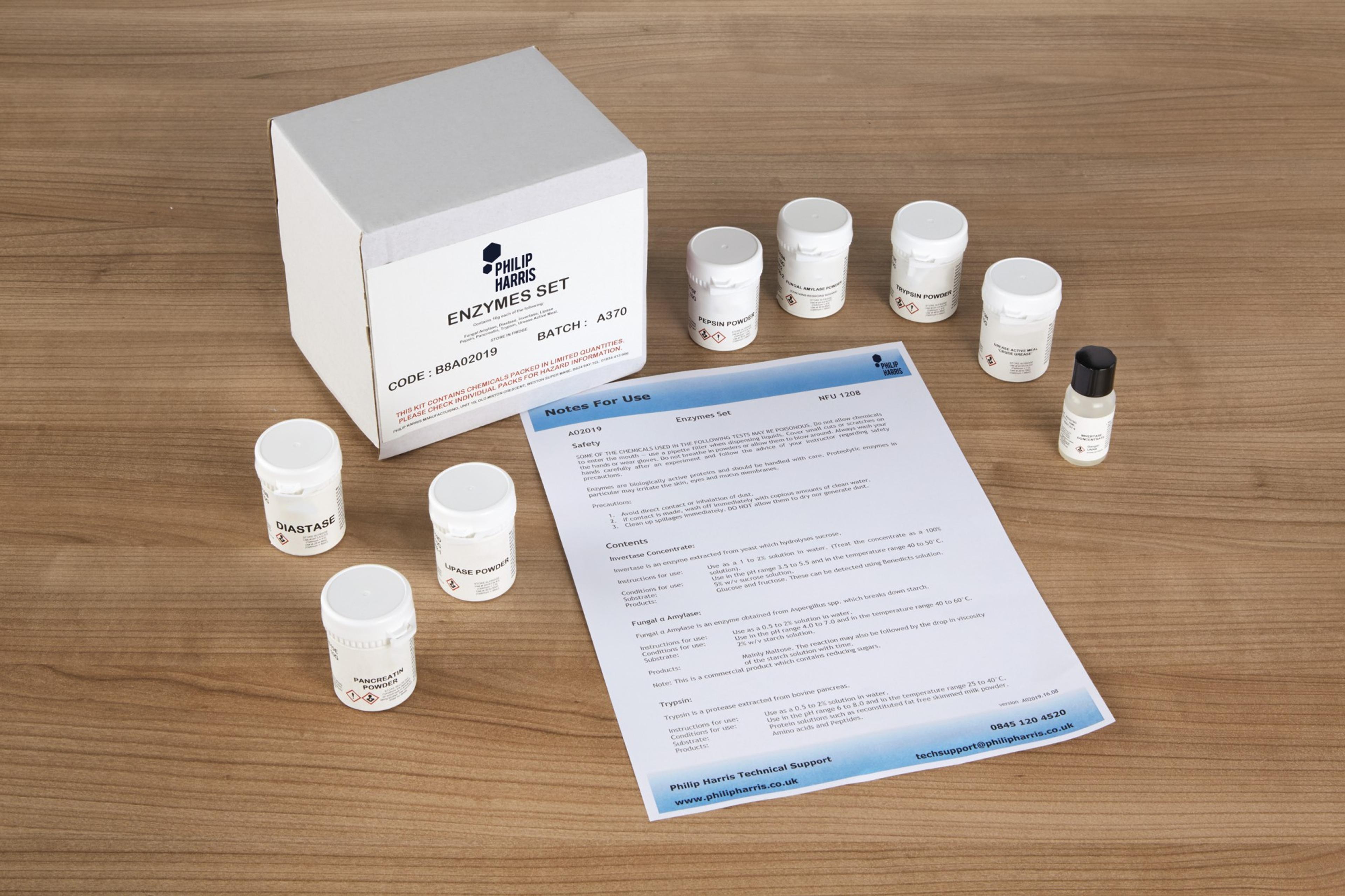 Philip Harris Enzymes Set 