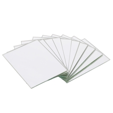 Unmounted Glass Mirrors -Plane - 100x75mm - Pack of 10