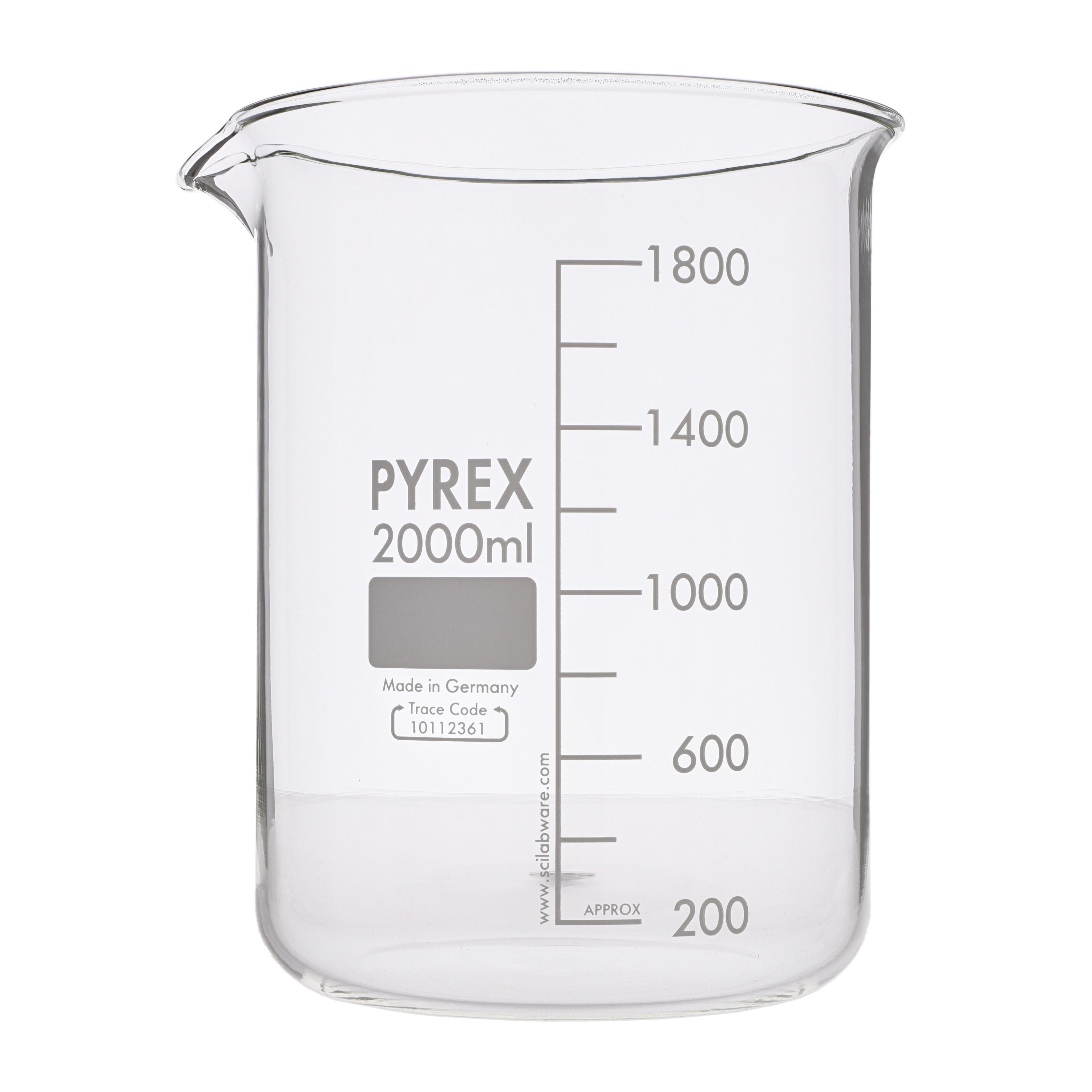 Pyrex Glass Beaker, Squat Form - 2000ml 