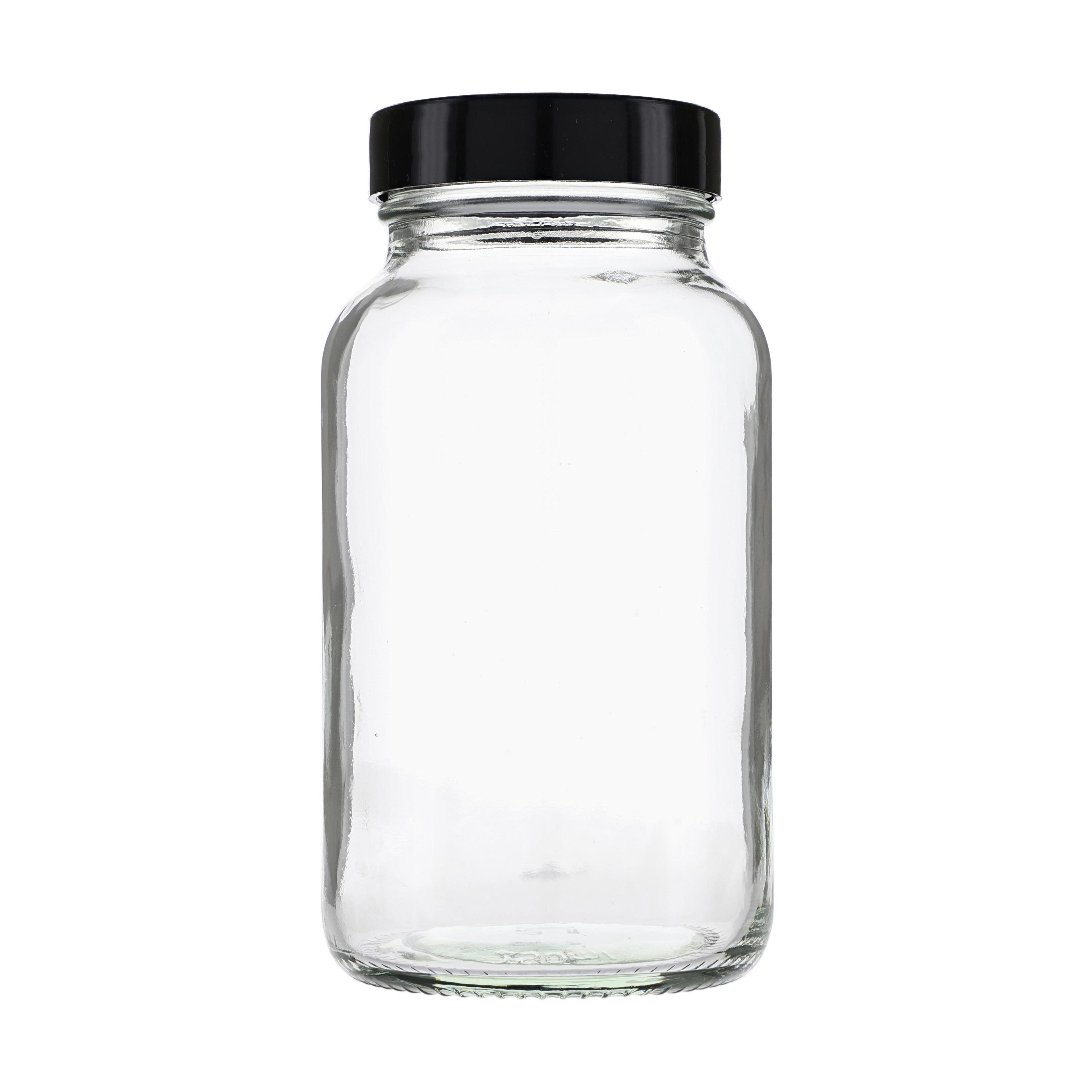 Clear Glass Jar with Screw Cap - 250ml