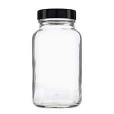 Clear Glass Jar with Screw Cap: 500ml
