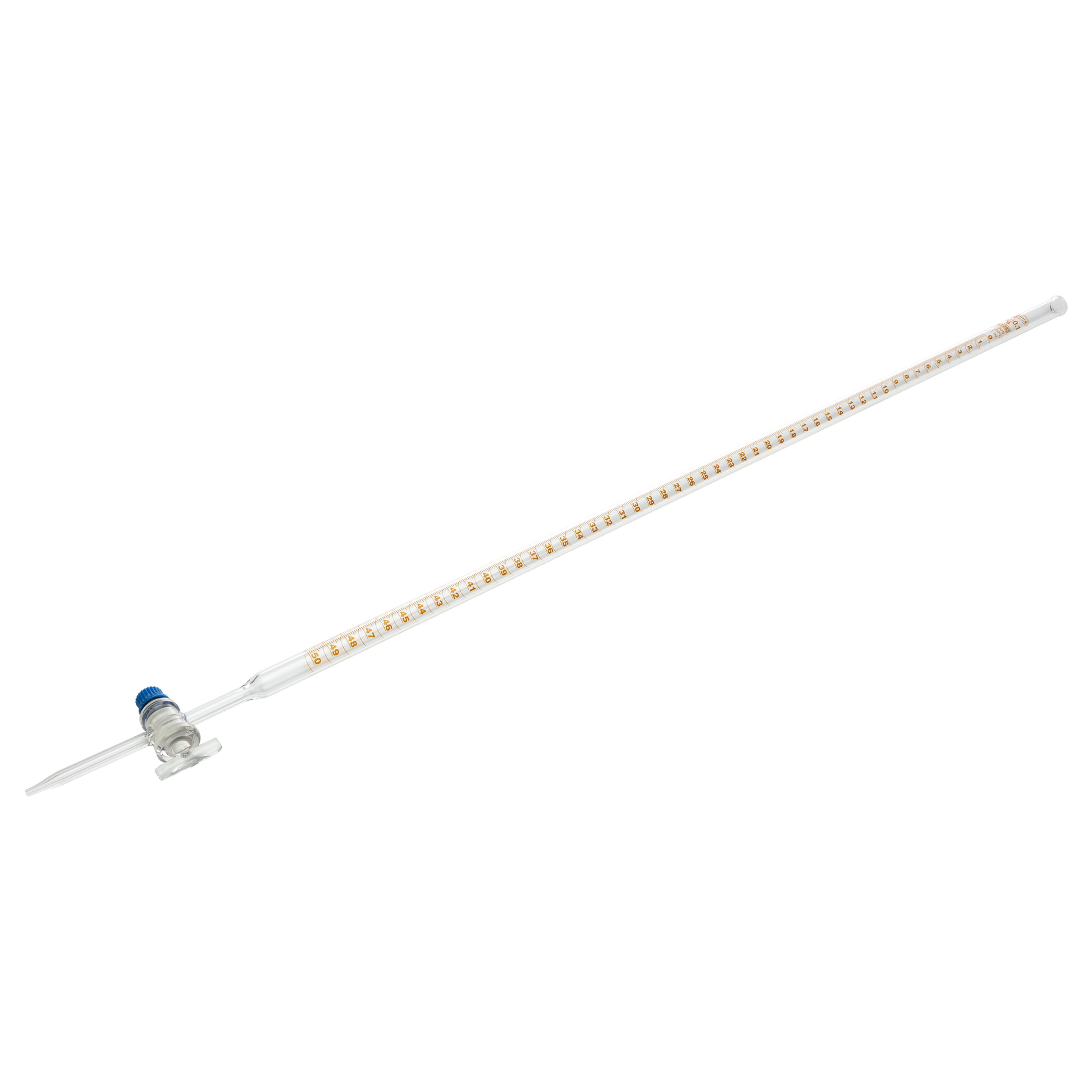 Glass Burette - Glass Stopcock (Class B) - 50ml