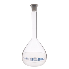 Glassco Stoppered Volumetric Flask (Class B) - 2000ml