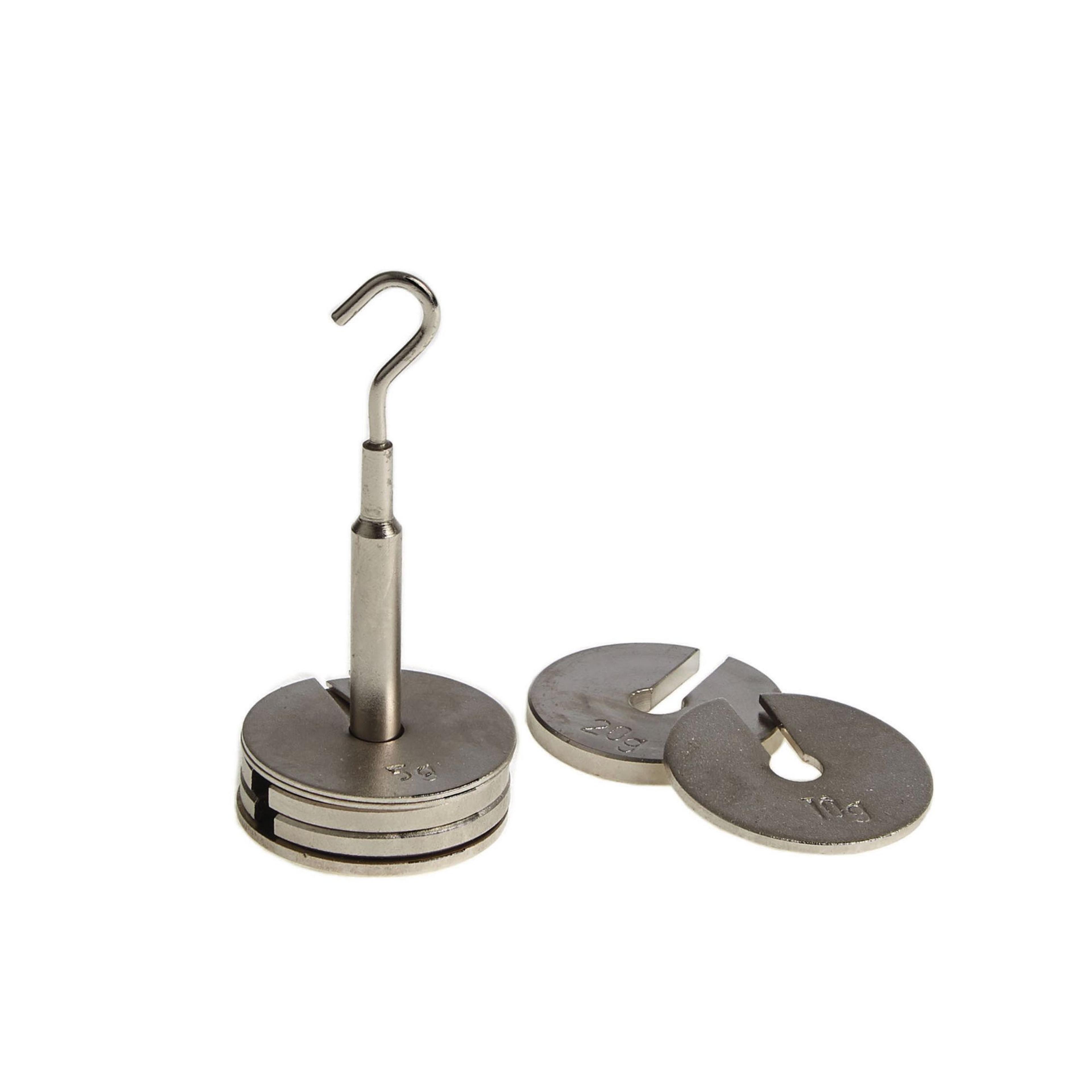 Hanging Slotted Masses - 100g (precision set)