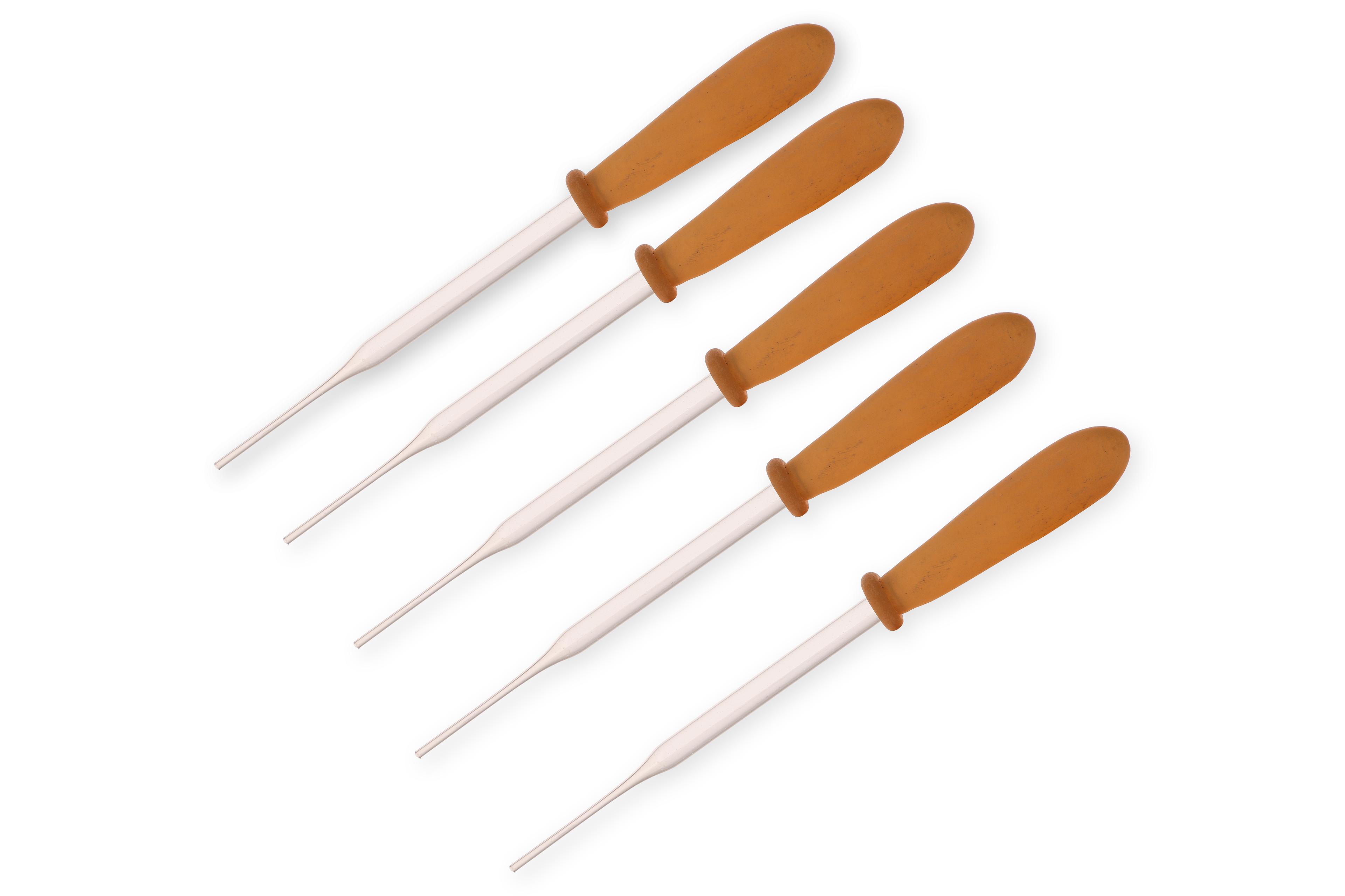 Glass Dropping Pipettes with Rubber Teats - 125mm - Pack of 5