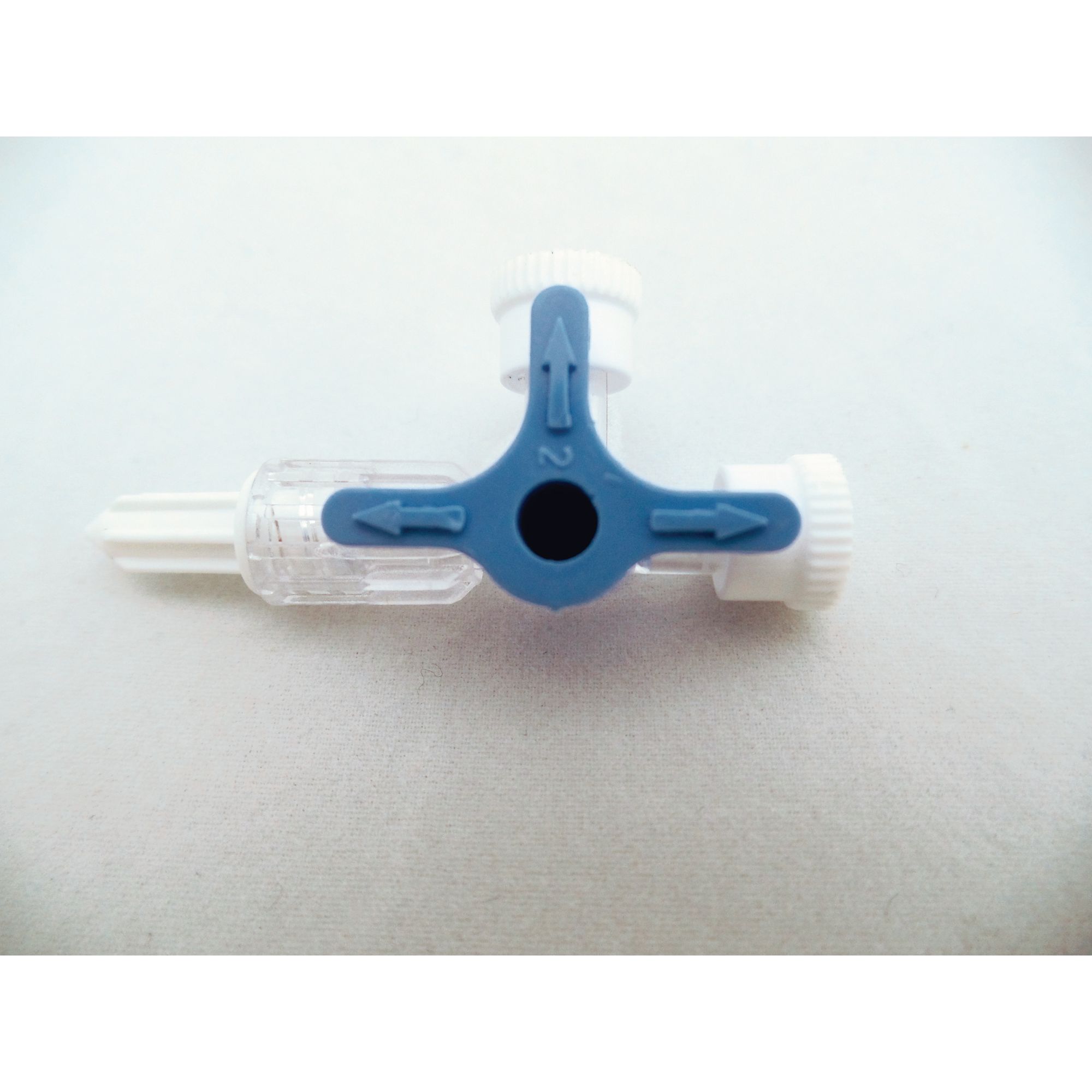 Three-way Tap For Hypodermic Syringe.