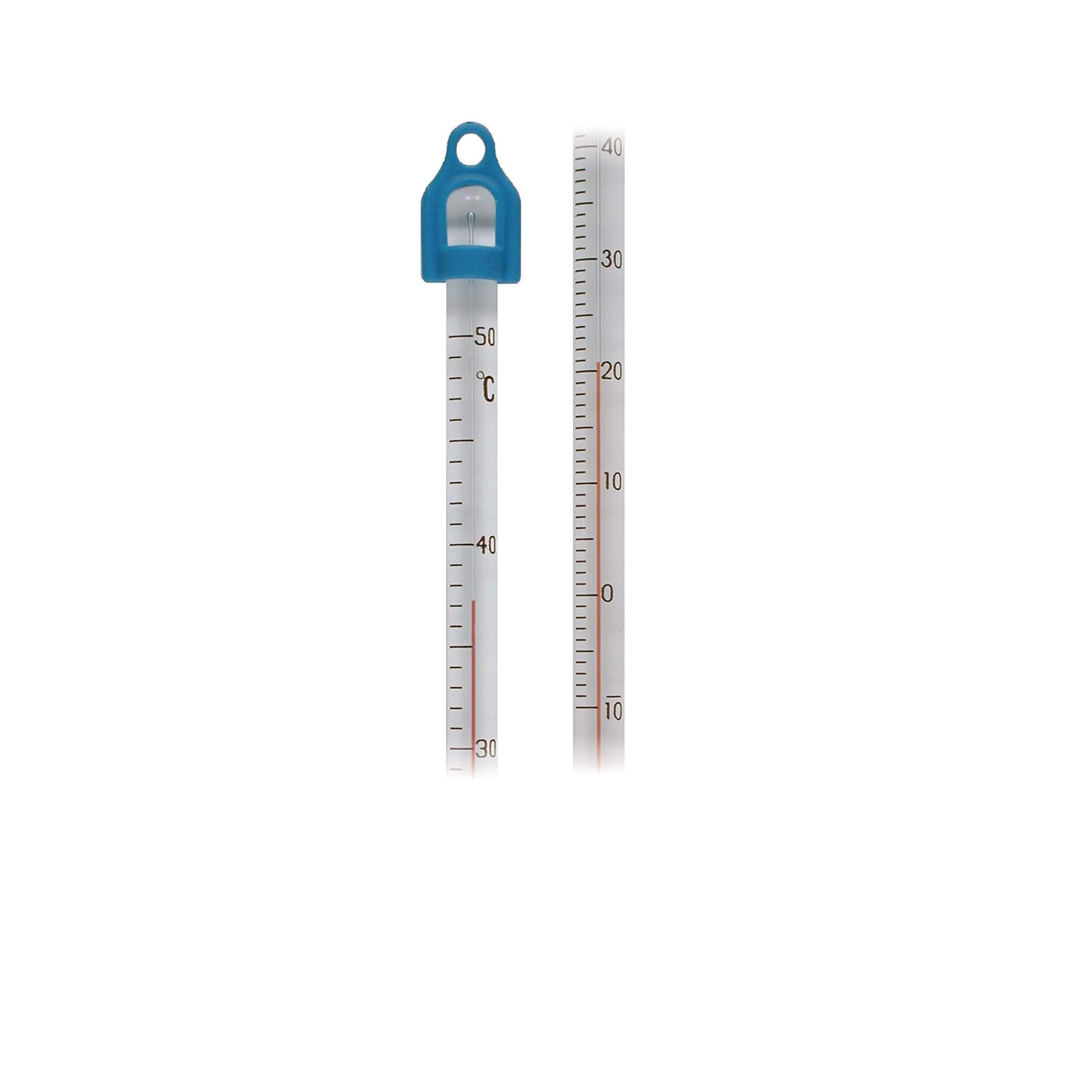 Red Spirit Filled Thermometer - Total Immersion: -10 to +110, (L)205mm