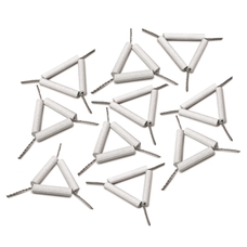 Pipeclay Triangles 65mm - Pack of 10