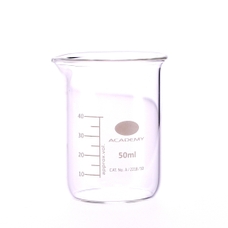 Academy Glass Beaker, Squat Form: 50ml - Pack of 12