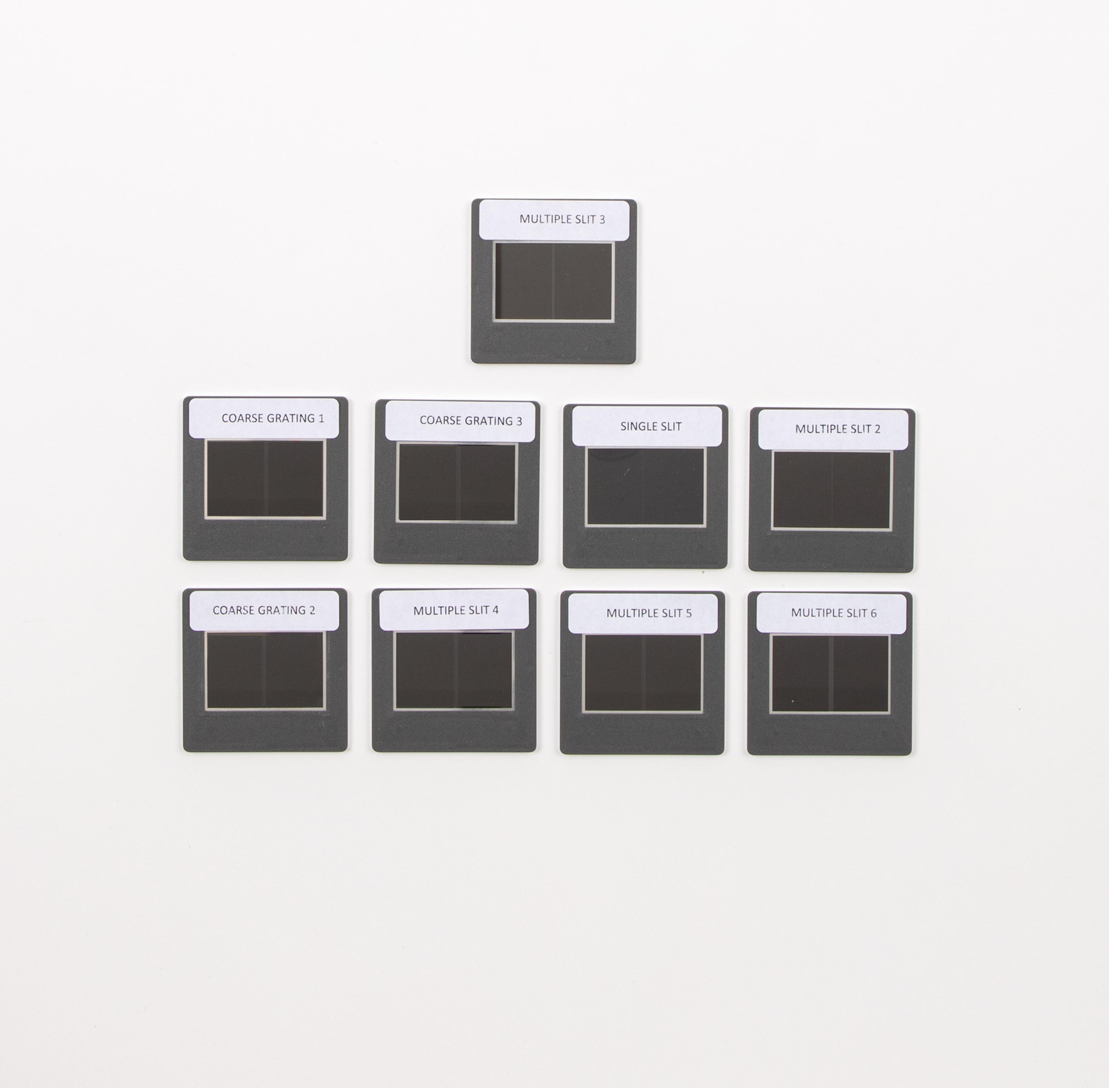 Gratings and Slits - Pack of 9