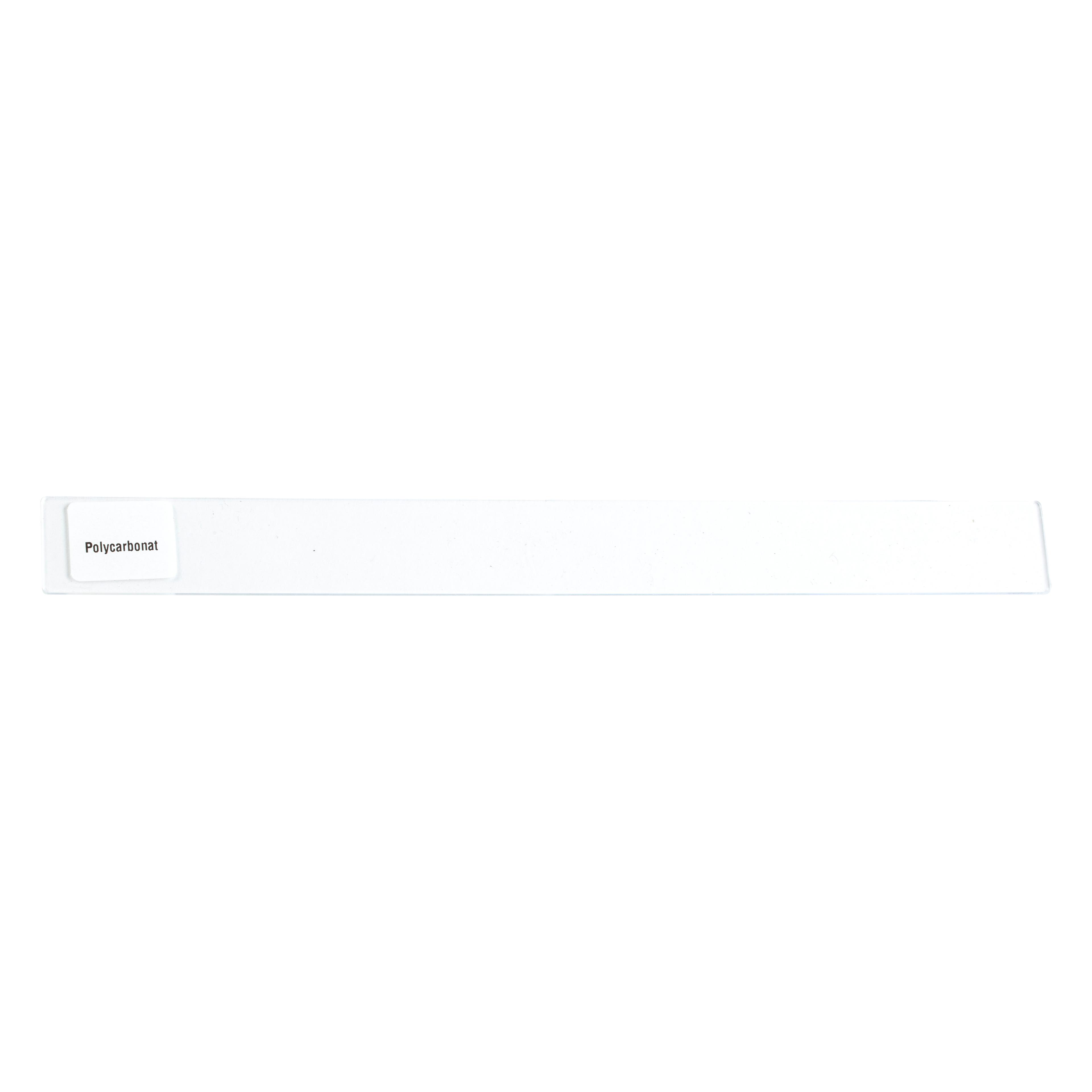 Friction Rod: Polycarbonate Strip - 250mm x 25mm