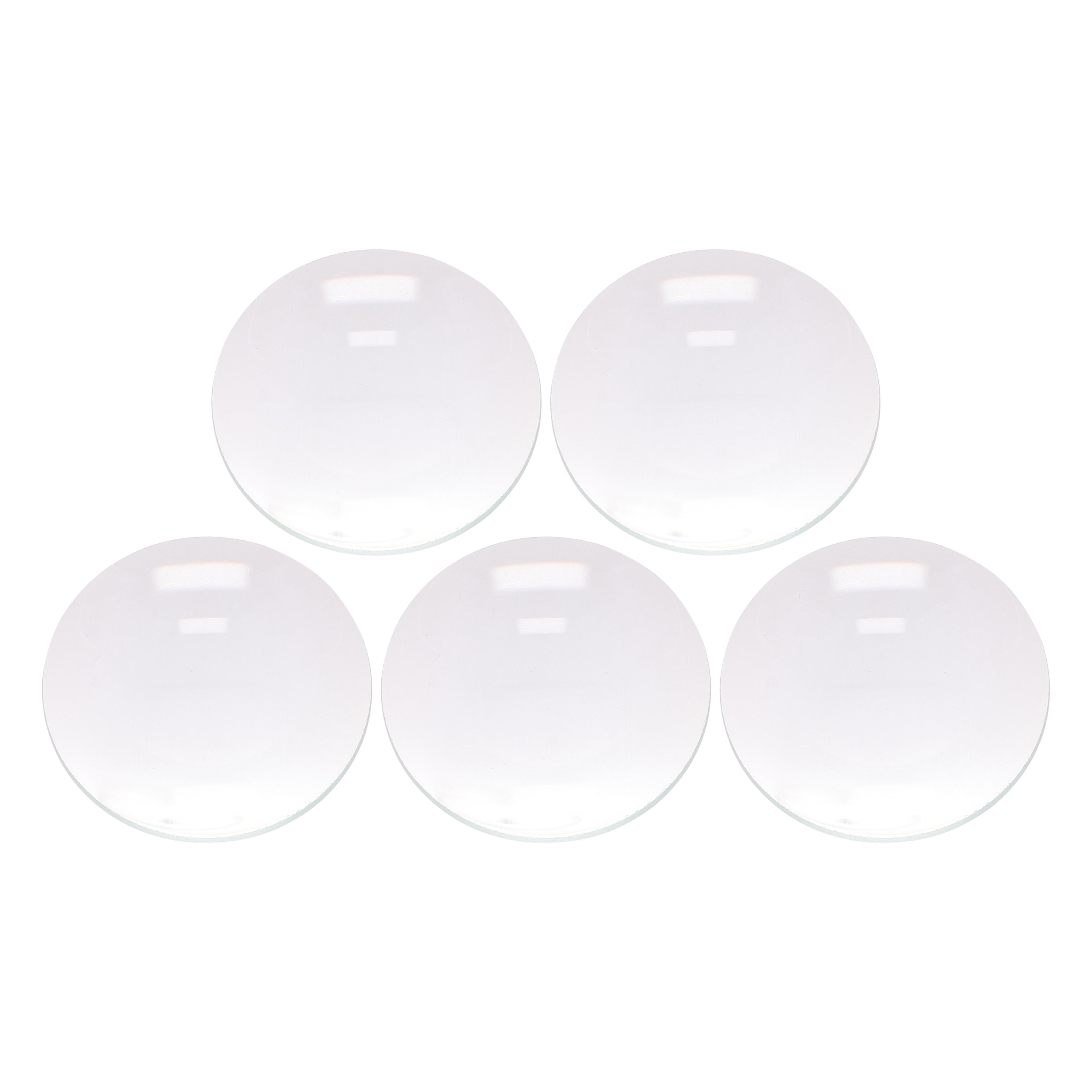 Double Convex Spherical Lenses: +20D, FL:50mm - Pack of 5