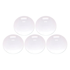 Double Convex Spherical Lenses: +10D, FL:100mm - Pack of 5