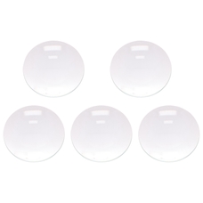 Double Convex Spherical Lenses: +5D, FL:200mm - Pack of 5