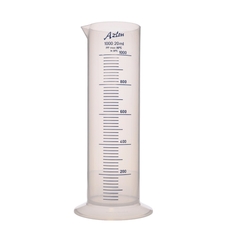 AZLON Measuring Cylinder - Squat Form - 1000ml