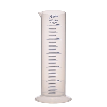E8l244 Azlon Measuring Cylinder Squat Form 1000ml Findel International