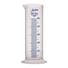 Azlon® Measuring Cylinder, Squat Form: 500ml
