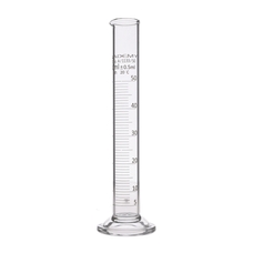 Academy Glass Measuring Cylinder: 50ml - Pack of 10