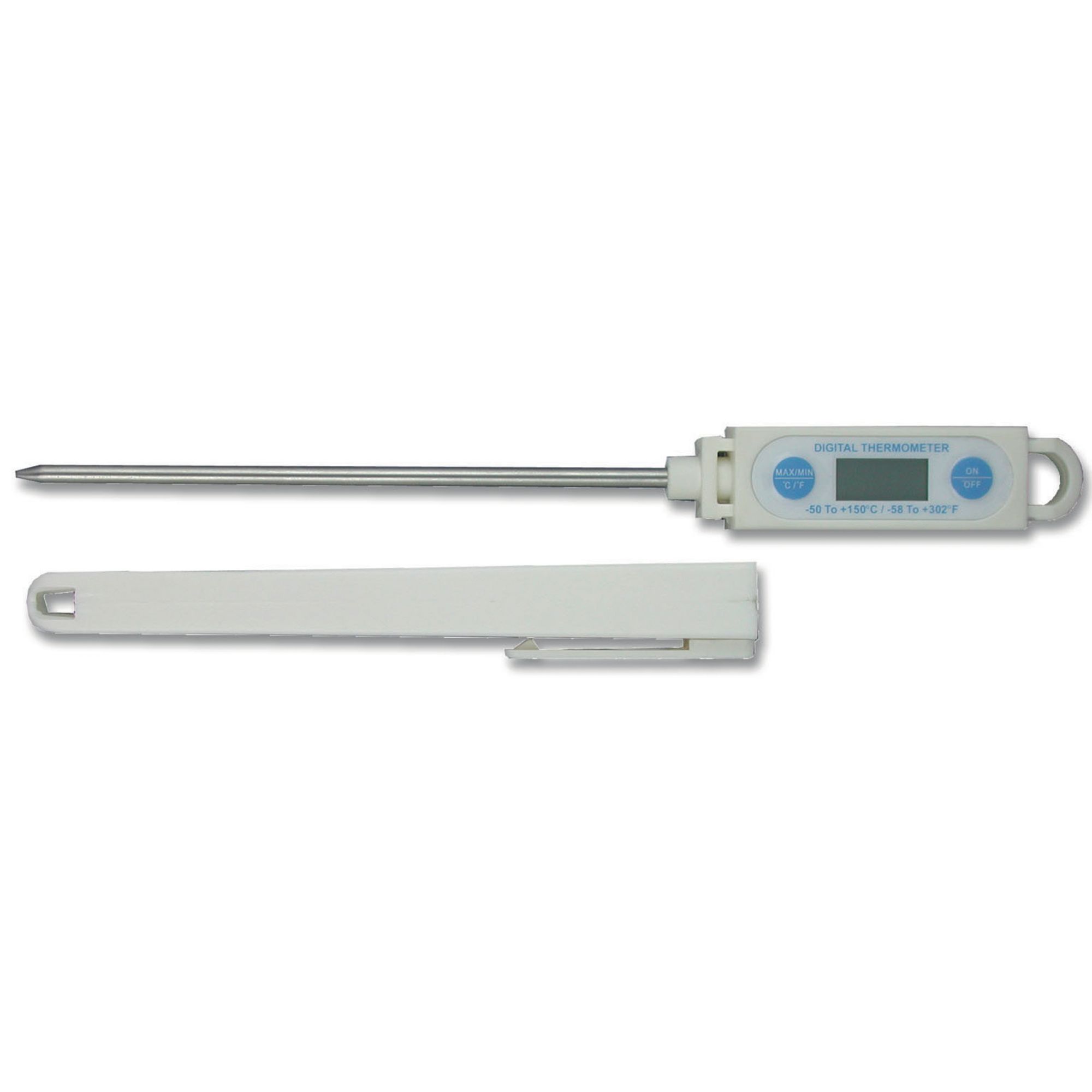 B Blesiya High Precision Digital Thermometer Celsius/Fahrenheit Temperature Meter Tester Waterproof Probe,DC1.5V Power 