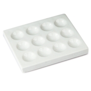 G1008761 Porcelain Spotting Tile With 12 Cavities GLS G1008761 Porcelain Spotting Tile With 12 Cavities GLS