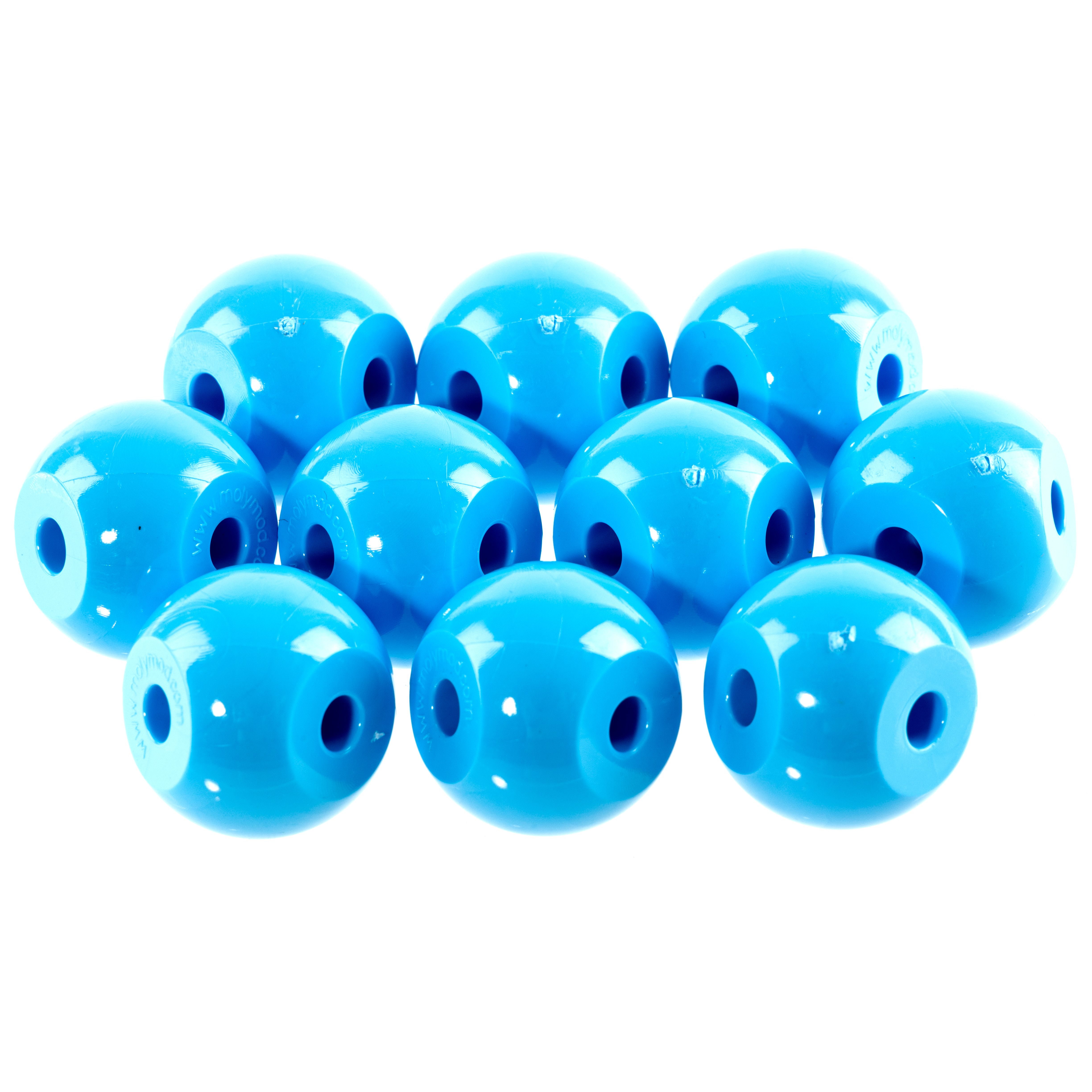 Molymod - Nitrogen Atoms Blue 3 Hole