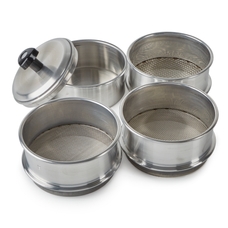 Stainless Steel Sieves - Pack of 3 with Different Meshes