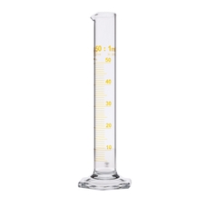 Simax® Glass Measuring Cylinder: 50ml