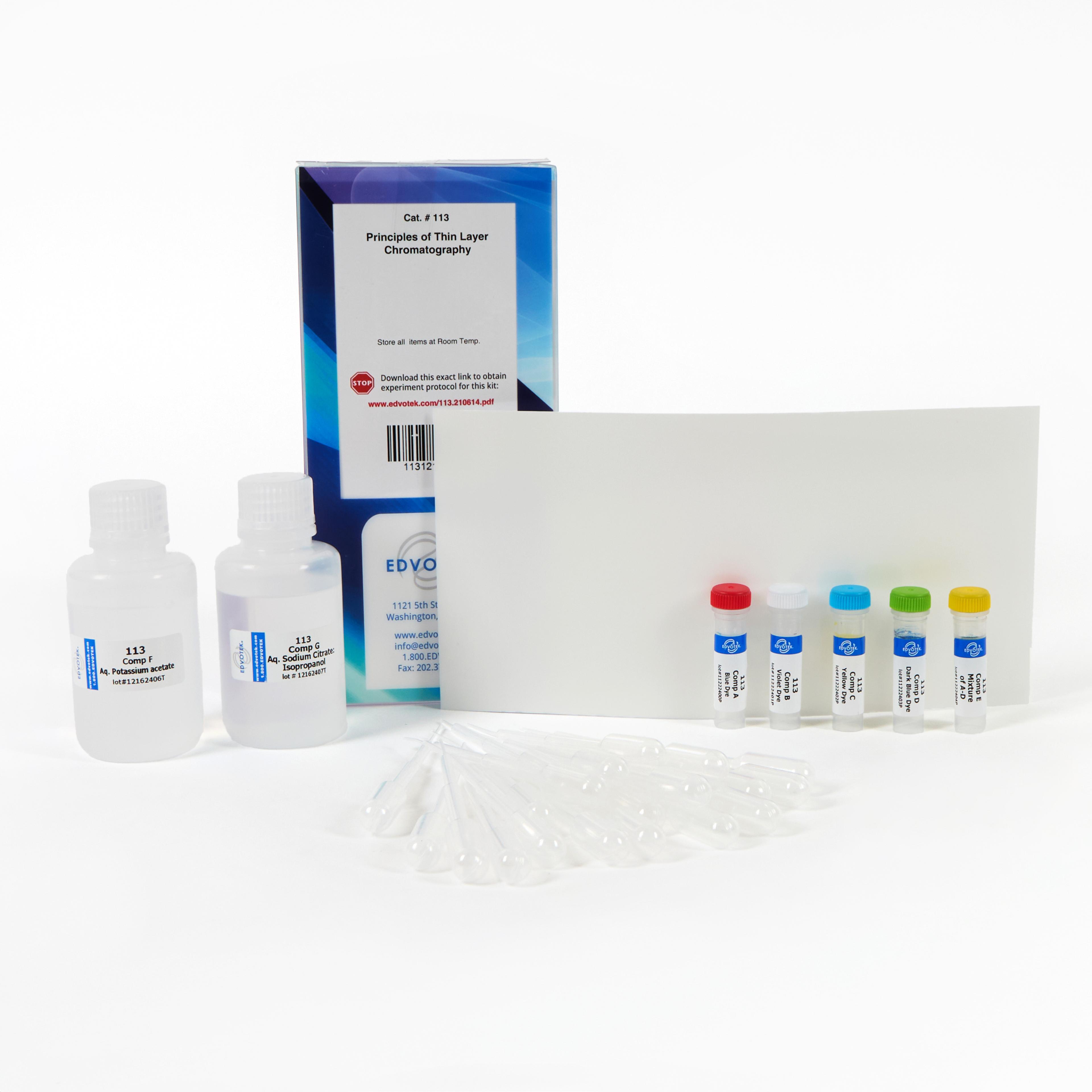 EDVOTEK Principles of Thin Layer Chromatography Kit