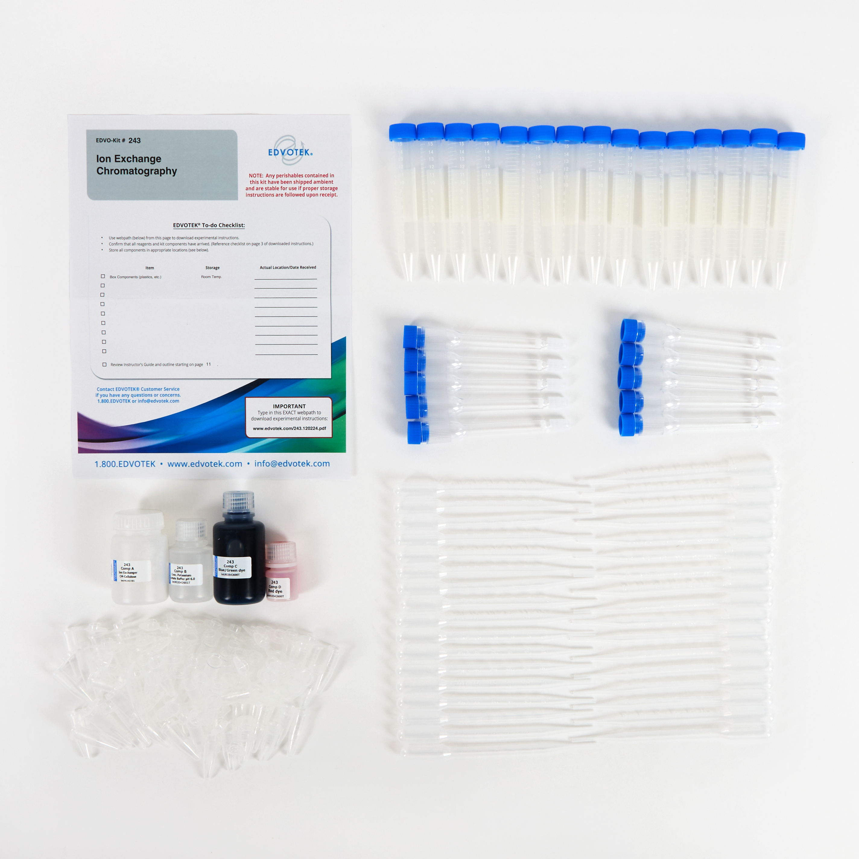 EDVOTEK Ion Exchange Chromatography Kit | B8R03202 | Philip Harris