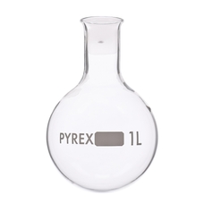 Pyrex Glass Round Bottom - Narrow Neck Flask -1000ml