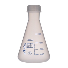 AZLON Polypropylene Conical Flask - Screw Cap - 1000ml