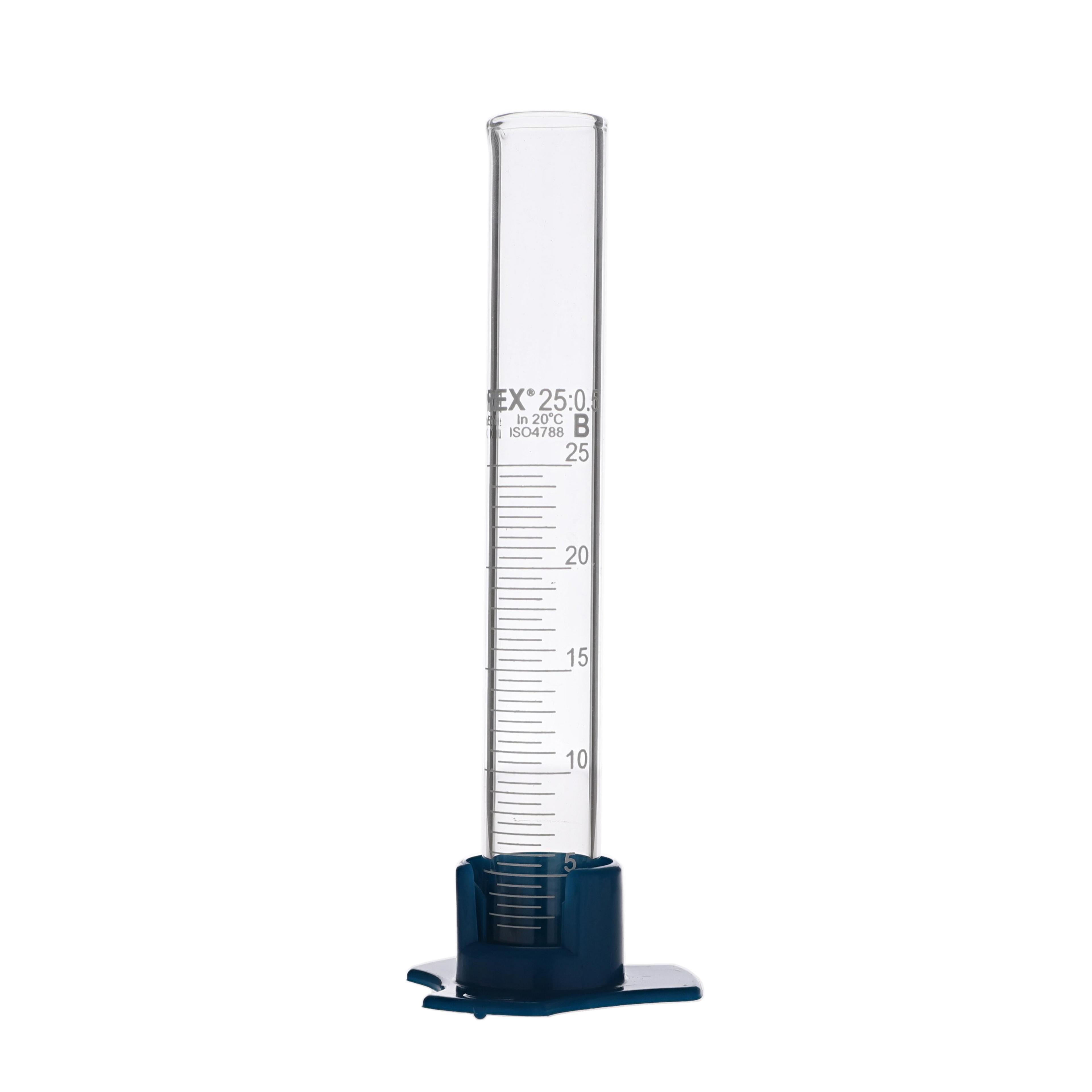 Pyrex Glass Measuring Cylinder - 25ml - Pack of 2